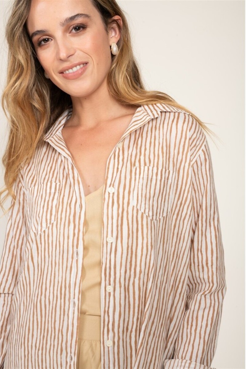 CAFTÁN LARGO ZEPHIR COLOR BEIGE